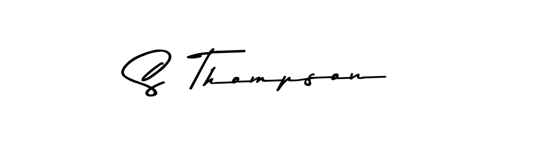 Make a beautiful signature design for name S  Thompson. Use this online signature maker to create a handwritten signature for free. S  Thompson signature style 9 images and pictures png
