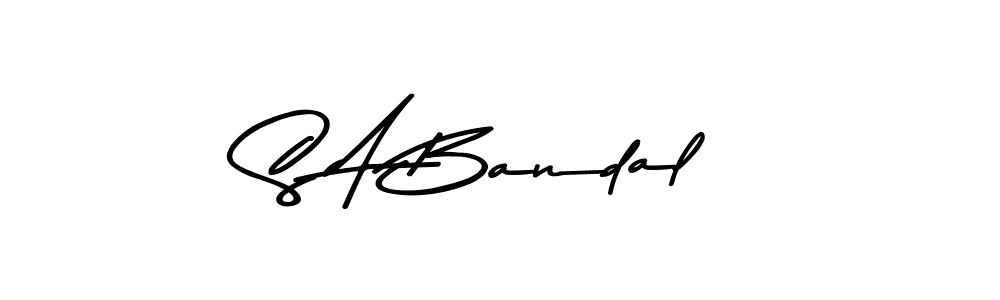 S A Bandal stylish signature style. Best Handwritten Sign (Asem Kandis PERSONAL USE) for my name. Handwritten Signature Collection Ideas for my name S A Bandal. S A Bandal signature style 9 images and pictures png