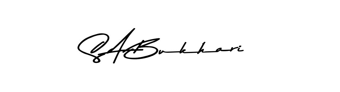 How to make S A Bukhari signature? Asem Kandis PERSONAL USE is a professional autograph style. Create handwritten signature for S A Bukhari name. S A Bukhari signature style 9 images and pictures png