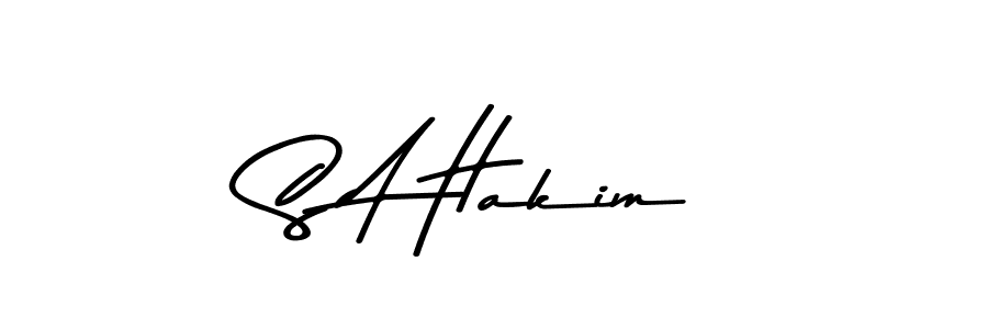 Use a signature maker to create a handwritten signature online. With this signature software, you can design (Asem Kandis PERSONAL USE) your own signature for name S A Hakim. S A Hakim signature style 9 images and pictures png