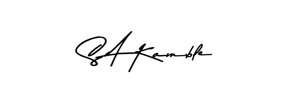 if you are searching for the best signature style for your name S A Kamble. so please give up your signature search. here we have designed multiple signature styles  using Asem Kandis PERSONAL USE. S A Kamble signature style 9 images and pictures png