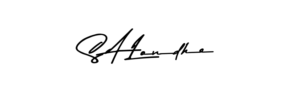 Once you've used our free online signature maker to create your best signature Asem Kandis PERSONAL USE style, it's time to enjoy all of the benefits that S A Londhe name signing documents. S A Londhe signature style 9 images and pictures png