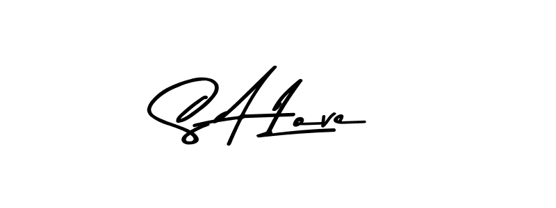 Similarly Asem Kandis PERSONAL USE is the best handwritten signature design. Signature creator online .You can use it as an online autograph creator for name S A Love. S A Love signature style 9 images and pictures png