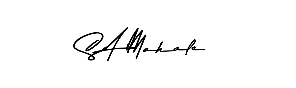 Make a beautiful signature design for name S A Mahale. Use this online signature maker to create a handwritten signature for free. S A Mahale signature style 9 images and pictures png