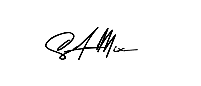 Also You can easily find your signature by using the search form. We will create S A Mix name handwritten signature images for you free of cost using Asem Kandis PERSONAL USE sign style. S A Mix signature style 9 images and pictures png
