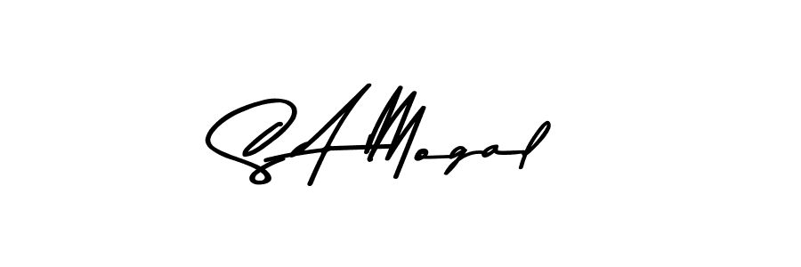 You should practise on your own different ways (Asem Kandis PERSONAL USE) to write your name (S A Mogal) in signature. don't let someone else do it for you. S A Mogal signature style 9 images and pictures png