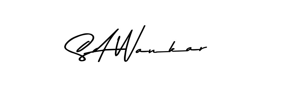 Best and Professional Signature Style for S A Wankar. Asem Kandis PERSONAL USE Best Signature Style Collection. S A Wankar signature style 9 images and pictures png