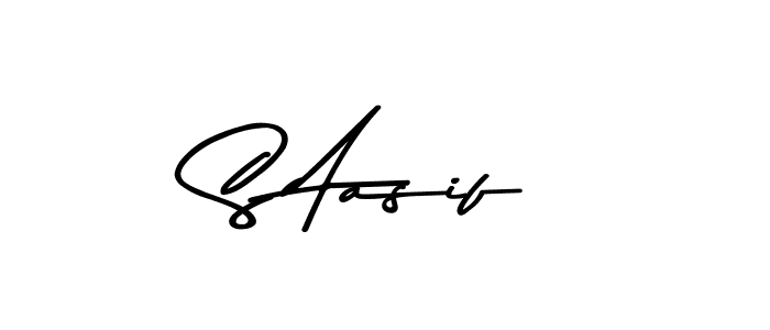 S Aasif stylish signature style. Best Handwritten Sign (Asem Kandis PERSONAL USE) for my name. Handwritten Signature Collection Ideas for my name S Aasif. S Aasif signature style 9 images and pictures png