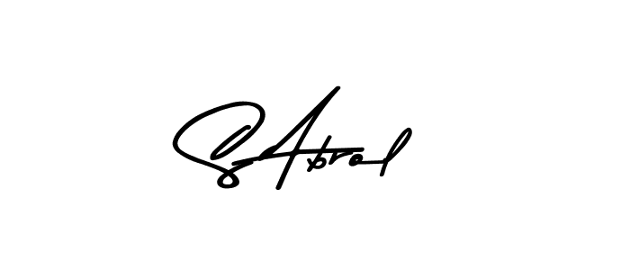 Design your own signature with our free online signature maker. With this signature software, you can create a handwritten (Asem Kandis PERSONAL USE) signature for name S Abrol. S Abrol signature style 9 images and pictures png