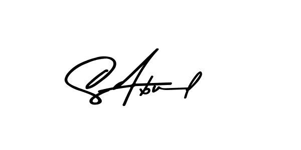 Use a signature maker to create a handwritten signature online. With this signature software, you can design (Asem Kandis PERSONAL USE) your own signature for name S Abul. S Abul signature style 9 images and pictures png