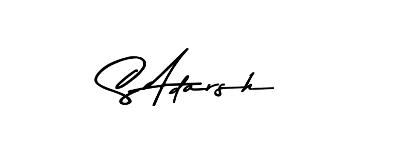 Use a signature maker to create a handwritten signature online. With this signature software, you can design (Asem Kandis PERSONAL USE) your own signature for name S Adarsh. S Adarsh signature style 9 images and pictures png