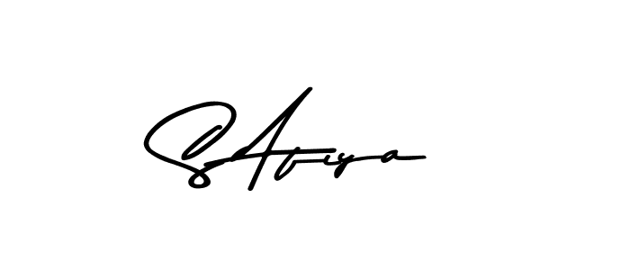 Make a beautiful signature design for name S Afiya. With this signature (Asem Kandis PERSONAL USE) style, you can create a handwritten signature for free. S Afiya signature style 9 images and pictures png