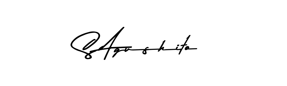 It looks lik you need a new signature style for name S Agushito. Design unique handwritten (Asem Kandis PERSONAL USE) signature with our free signature maker in just a few clicks. S Agushito signature style 9 images and pictures png