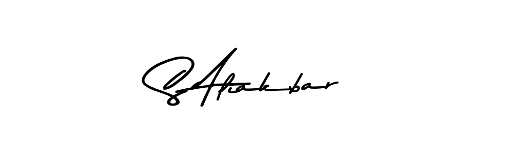 You can use this online signature creator to create a handwritten signature for the name S Aliakbar. This is the best online autograph maker. S Aliakbar signature style 9 images and pictures png
