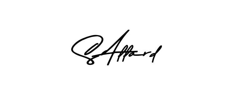 The best way (Asem Kandis PERSONAL USE) to make a short signature is to pick only two or three words in your name. The name S Allard include a total of six letters. For converting this name. S Allard signature style 9 images and pictures png