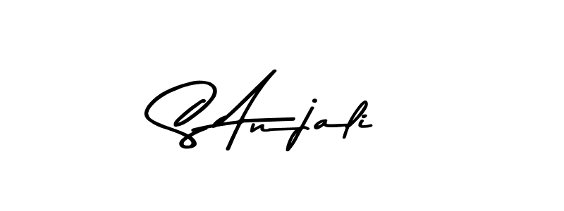 This is the best signature style for the S Anjali name. Also you like these signature font (Asem Kandis PERSONAL USE). Mix name signature. S Anjali signature style 9 images and pictures png