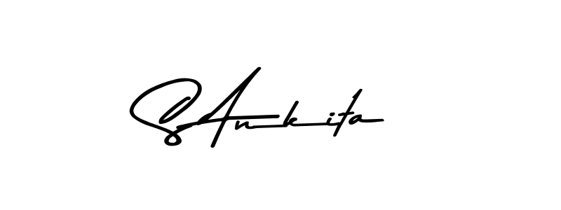 This is the best signature style for the S Ankita name. Also you like these signature font (Asem Kandis PERSONAL USE). Mix name signature. S Ankita signature style 9 images and pictures png