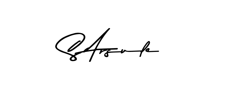 Use a signature maker to create a handwritten signature online. With this signature software, you can design (Asem Kandis PERSONAL USE) your own signature for name S Arsule. S Arsule signature style 9 images and pictures png