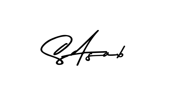 How to Draw S Asab signature style? Asem Kandis PERSONAL USE is a latest design signature styles for name S Asab. S Asab signature style 9 images and pictures png