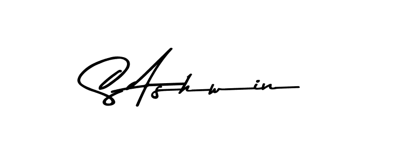 Use a signature maker to create a handwritten signature online. With this signature software, you can design (Asem Kandis PERSONAL USE) your own signature for name S Ashwin. S Ashwin signature style 9 images and pictures png