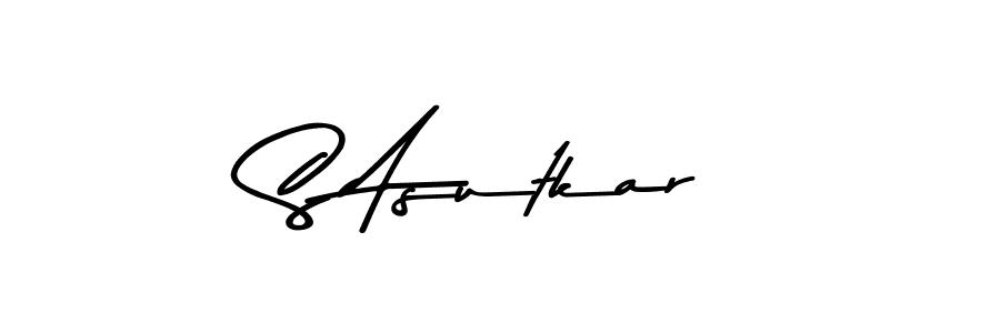 Make a beautiful signature design for name S Asutkar. Use this online signature maker to create a handwritten signature for free. S Asutkar signature style 9 images and pictures png