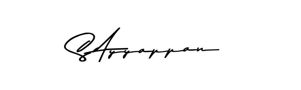 How to make S Ayyappan signature? Asem Kandis PERSONAL USE is a professional autograph style. Create handwritten signature for S Ayyappan name. S Ayyappan signature style 9 images and pictures png