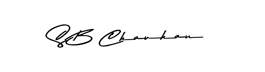 Design your own signature with our free online signature maker. With this signature software, you can create a handwritten (Asem Kandis PERSONAL USE) signature for name S B Chauhan. S B Chauhan signature style 9 images and pictures png