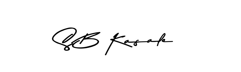 Make a beautiful signature design for name S B Kasale. With this signature (Asem Kandis PERSONAL USE) style, you can create a handwritten signature for free. S B Kasale signature style 9 images and pictures png