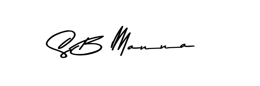 Asem Kandis PERSONAL USE is a professional signature style that is perfect for those who want to add a touch of class to their signature. It is also a great choice for those who want to make their signature more unique. Get S B Manna name to fancy signature for free. S B Manna signature style 9 images and pictures png