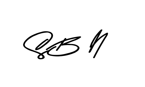 Also we have S B N name is the best signature style. Create professional handwritten signature collection using Asem Kandis PERSONAL USE autograph style. S B N signature style 9 images and pictures png