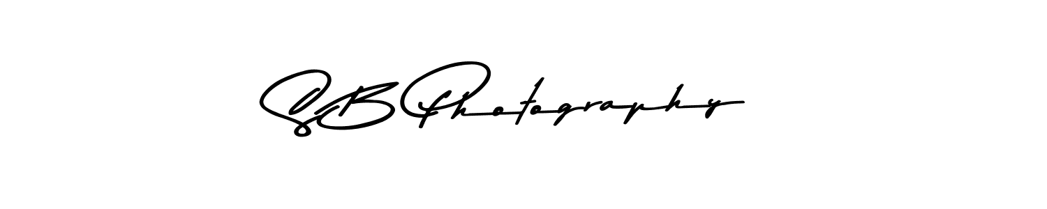 S B Photography stylish signature style. Best Handwritten Sign (Asem Kandis PERSONAL USE) for my name. Handwritten Signature Collection Ideas for my name S B Photography. S B Photography signature style 9 images and pictures png