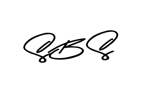 How to make S B S signature? Asem Kandis PERSONAL USE is a professional autograph style. Create handwritten signature for S B S name. S B S signature style 9 images and pictures png
