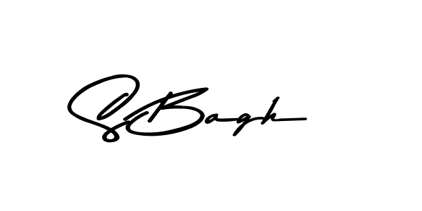 Create a beautiful signature design for name S Bagh. With this signature (Asem Kandis PERSONAL USE) fonts, you can make a handwritten signature for free. S Bagh signature style 9 images and pictures png
