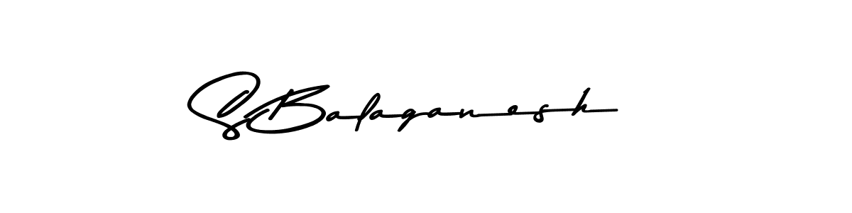 The best way (Asem Kandis PERSONAL USE) to make a short signature is to pick only two or three words in your name. The name S Balaganesh include a total of six letters. For converting this name. S Balaganesh signature style 9 images and pictures png