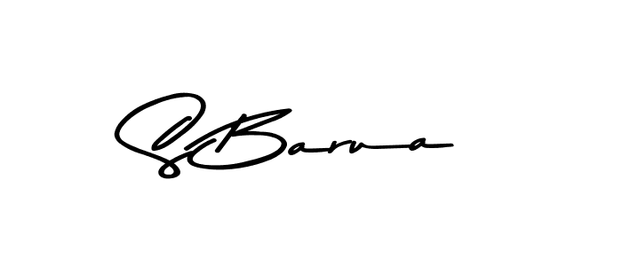 You should practise on your own different ways (Asem Kandis PERSONAL USE) to write your name (S Barua) in signature. don't let someone else do it for you. S Barua signature style 9 images and pictures png