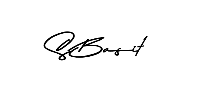 Use a signature maker to create a handwritten signature online. With this signature software, you can design (Asem Kandis PERSONAL USE) your own signature for name S Basit. S Basit signature style 9 images and pictures png