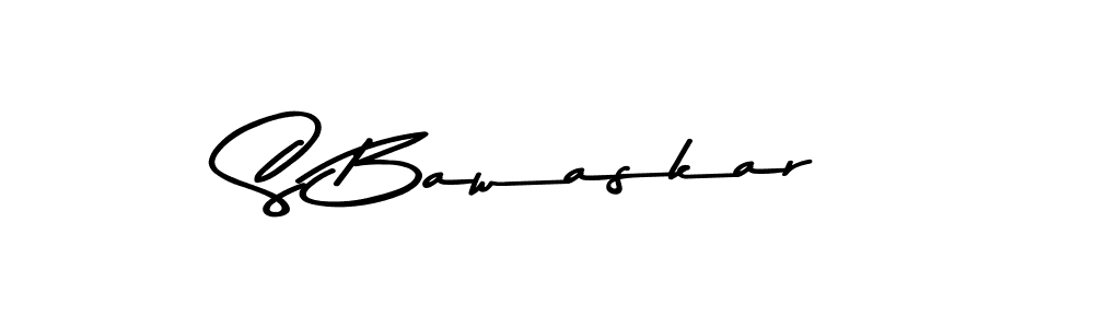 You should practise on your own different ways (Asem Kandis PERSONAL USE) to write your name (S Bawaskar) in signature. don't let someone else do it for you. S Bawaskar signature style 9 images and pictures png