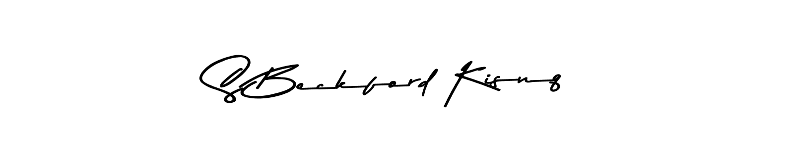 Use a signature maker to create a handwritten signature online. With this signature software, you can design (Asem Kandis PERSONAL USE) your own signature for name S Beckford Kisnq. S Beckford Kisnq signature style 9 images and pictures png