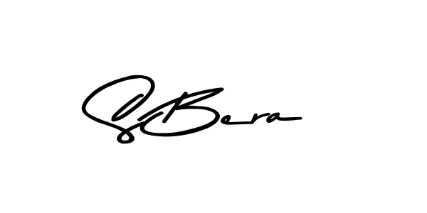 The best way (Asem Kandis PERSONAL USE) to make a short signature is to pick only two or three words in your name. The name S Bera include a total of six letters. For converting this name. S Bera signature style 9 images and pictures png
