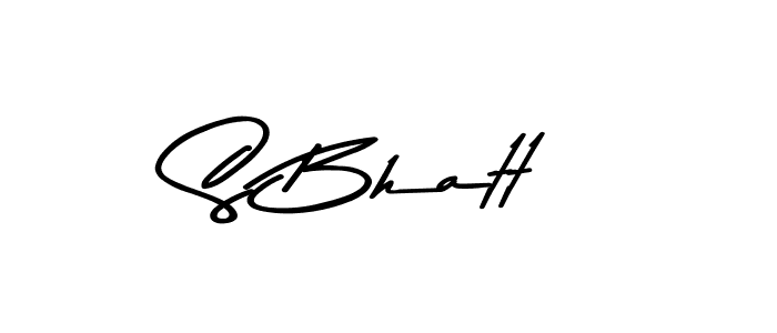 Design your own signature with our free online signature maker. With this signature software, you can create a handwritten (Asem Kandis PERSONAL USE) signature for name S Bhatt. S Bhatt signature style 9 images and pictures png