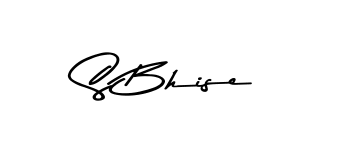 S Bhise stylish signature style. Best Handwritten Sign (Asem Kandis PERSONAL USE) for my name. Handwritten Signature Collection Ideas for my name S Bhise. S Bhise signature style 9 images and pictures png