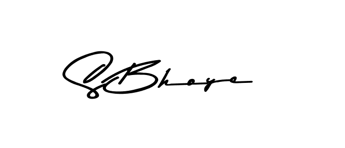 Asem Kandis PERSONAL USE is a professional signature style that is perfect for those who want to add a touch of class to their signature. It is also a great choice for those who want to make their signature more unique. Get S Bhoye name to fancy signature for free. S Bhoye signature style 9 images and pictures png
