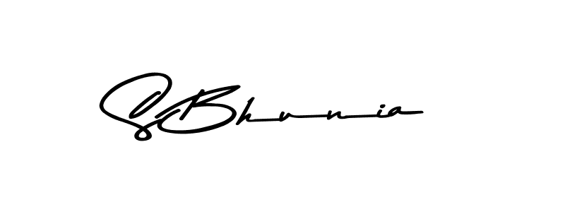 The best way (Asem Kandis PERSONAL USE) to make a short signature is to pick only two or three words in your name. The name S Bhunia include a total of six letters. For converting this name. S Bhunia signature style 9 images and pictures png