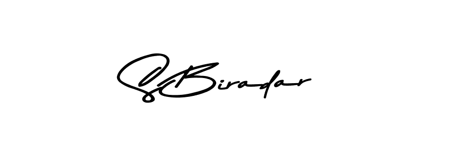 S Biradar stylish signature style. Best Handwritten Sign (Asem Kandis PERSONAL USE) for my name. Handwritten Signature Collection Ideas for my name S Biradar. S Biradar signature style 9 images and pictures png