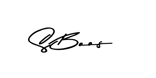 How to Draw S Boos signature style? Asem Kandis PERSONAL USE is a latest design signature styles for name S Boos. S Boos signature style 9 images and pictures png