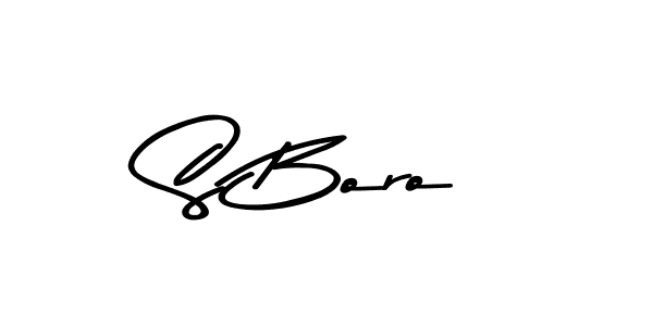 Design your own signature with our free online signature maker. With this signature software, you can create a handwritten (Asem Kandis PERSONAL USE) signature for name S Boro. S Boro signature style 9 images and pictures png
