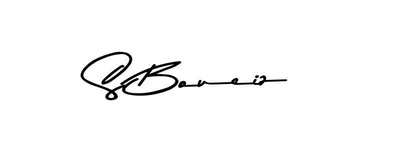 if you are searching for the best signature style for your name S Boueiz. so please give up your signature search. here we have designed multiple signature styles  using Asem Kandis PERSONAL USE. S Boueiz signature style 9 images and pictures png