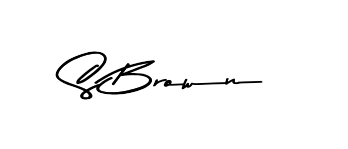 Make a beautiful signature design for name S Brown. With this signature (Asem Kandis PERSONAL USE) style, you can create a handwritten signature for free. S Brown signature style 9 images and pictures png