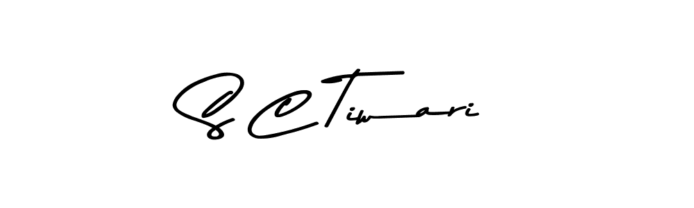 S C Tiwari stylish signature style. Best Handwritten Sign (Asem Kandis PERSONAL USE) for my name. Handwritten Signature Collection Ideas for my name S C Tiwari. S C Tiwari signature style 9 images and pictures png