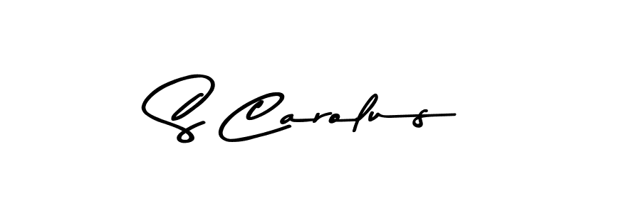 Best and Professional Signature Style for S Carolus. Asem Kandis PERSONAL USE Best Signature Style Collection. S Carolus signature style 9 images and pictures png